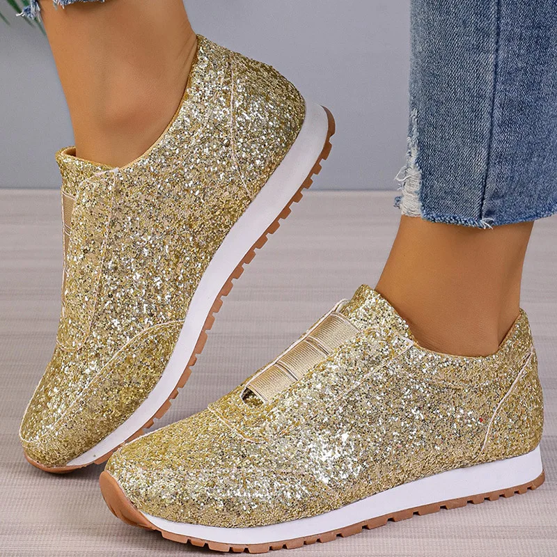 Women's Sneaker Bling Women Sneakers For Fashion Woman Shoes Casual Sports Zapatillas De Mujer New Female Vulcanize Footwear