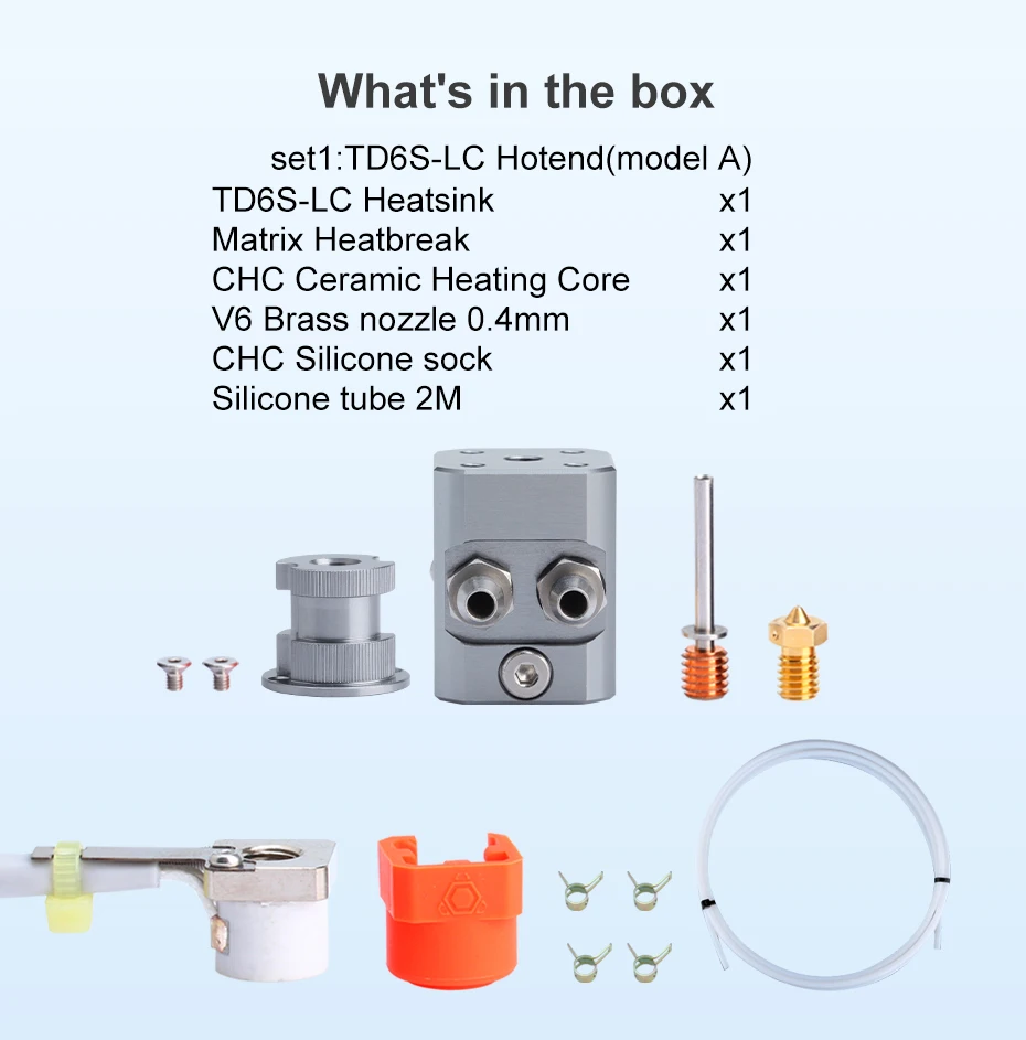 TD6S-LC TD6S, Hotend para CHC TD6 V6,
