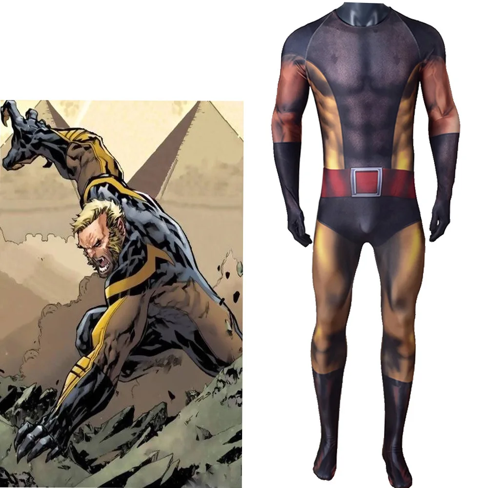Marvel-Inspired Wolverine Spandex Bodysuit Cosplay Costume for Adults and Kids