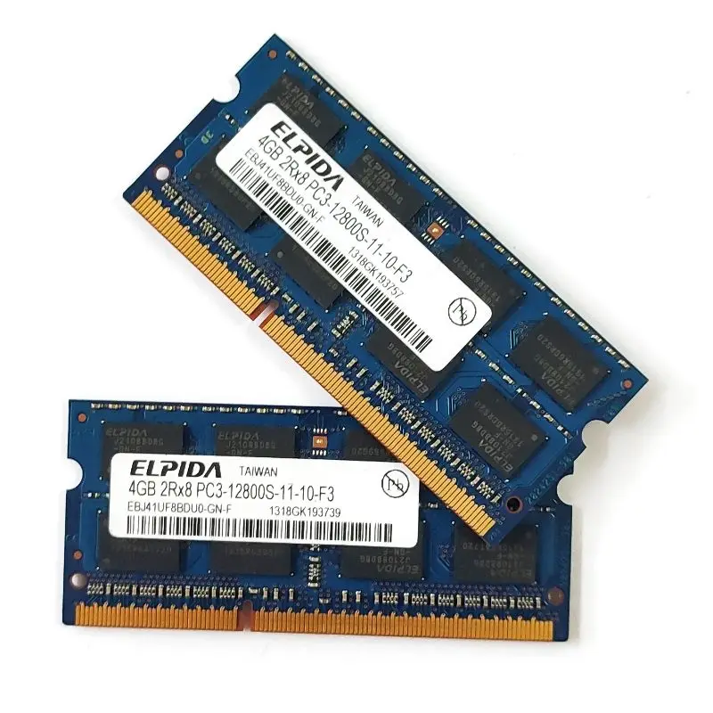 

ELPIDA RAMs DDR3 4GB 1600MHz Laptop memory ddr3 4GB 2Rx8 PC3-12800S 1.5V SODIMM 204PIN