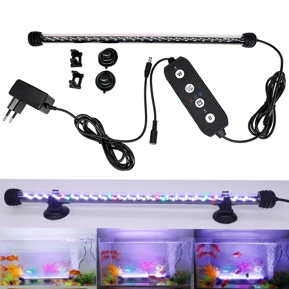 90-260V Aquarium Light LED Waterproof Fish Tank Clip Light Underwater Decor Lighting Submersible Lamp Plant Grow Lamp 18-58 CM led lamp,aquarium light,aquarium lamp