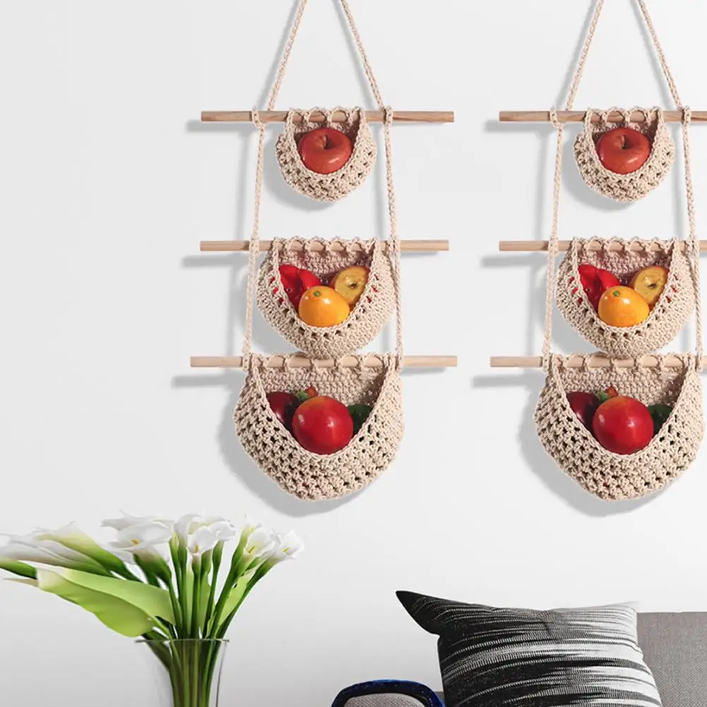 Excellent Handmade Strong Loadbearing Net Plant Hanger Vegetable