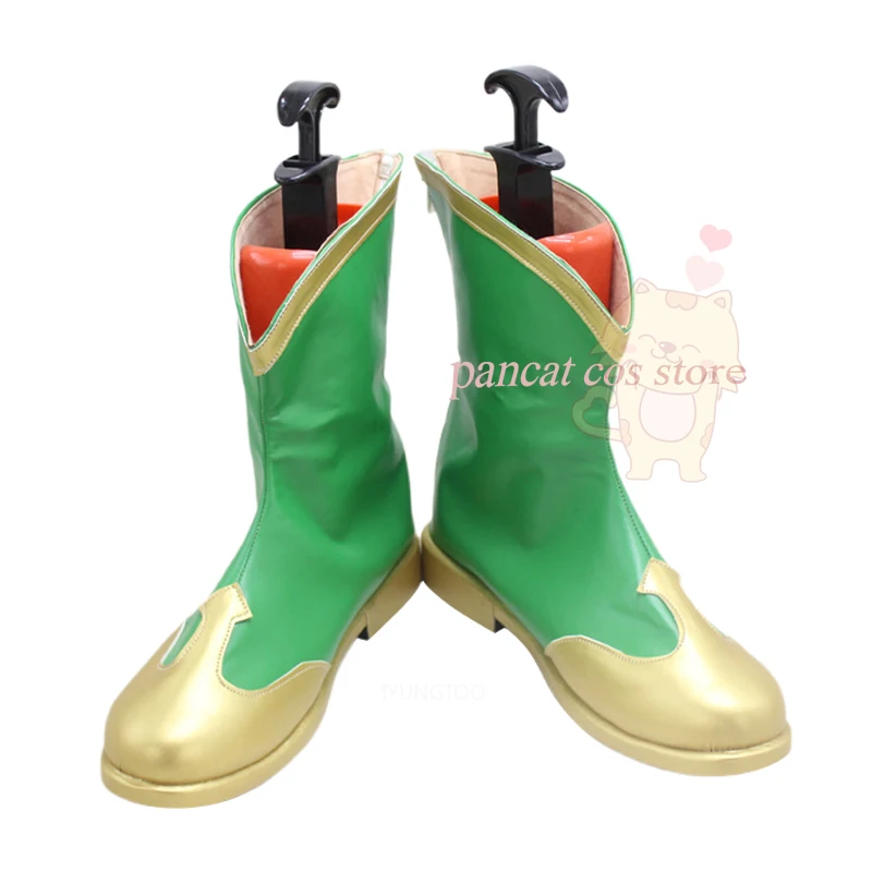 Pretty Derby Grass Wonder Cosplay Shoes Comic Anime Game Cos Stivali Lunghi Costume Cosplay Prop Shoes For Con Halloween Party