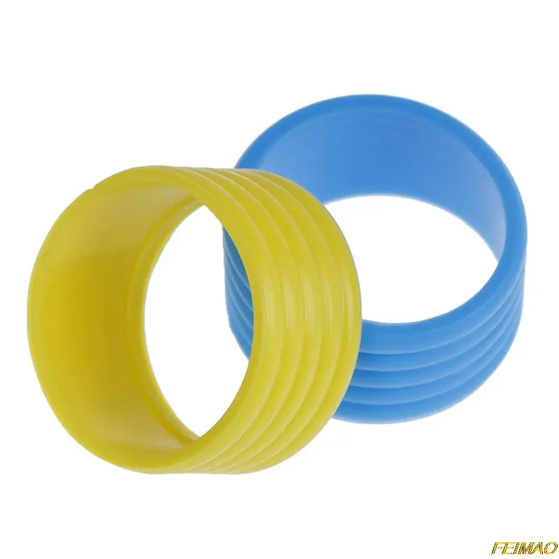 Tennis Racket Grip Ring 4 Pcs Silicone Rubber