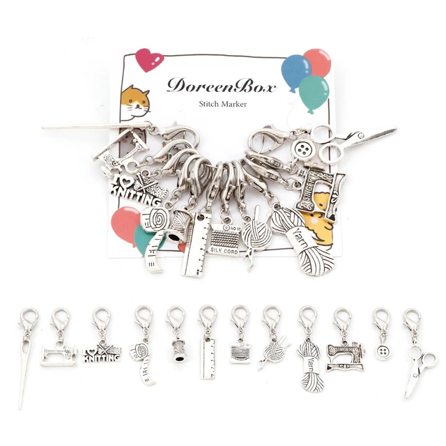  Greatee Stitch Markers for Crocheting & Knitting 12PCS