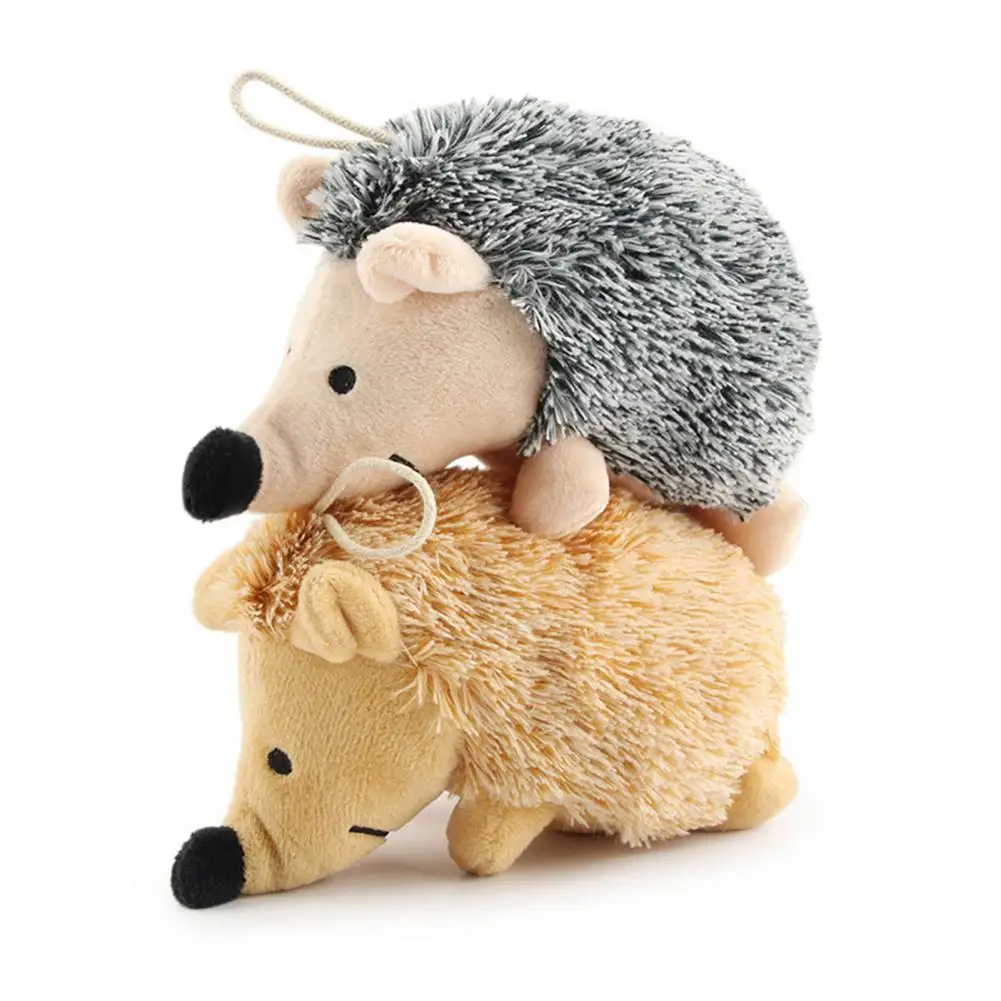 

High-quality Pet Toy Durable Pet Toy Hedgehog Shape Plush Dog Toy Squeaky Bite-resistant for Small Large Dogs Puppies