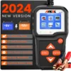 ANCEL BA301 6V 12V Car Battery Tester Analyzer Automotive Battery Cranking Charging load Circuit Test Tools for Car/Motorcycle 1