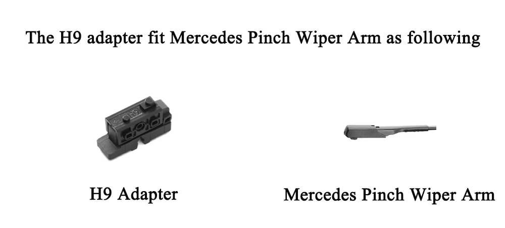 LNJING Wiper Blade For Mercedes Benz V Class Vito Valente Metris Marco Polo EVQ W447 2014-Now – Detail 3