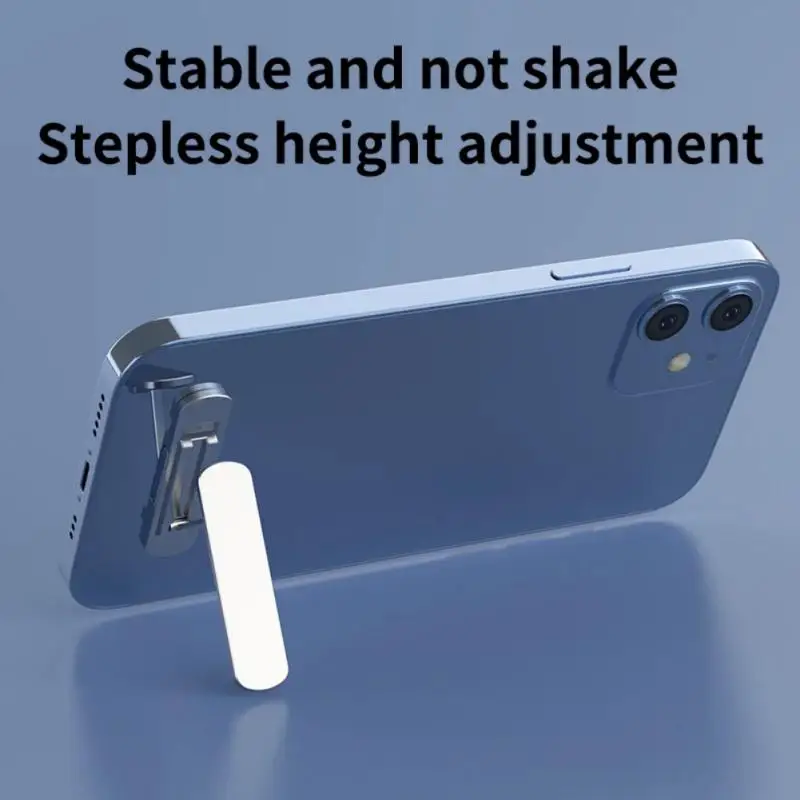 Mini Mobile Phone Stand Invisible Portable Foldable Aluminum Alloy Desktop Mount Material Holder 360° Rotating_voghion.com