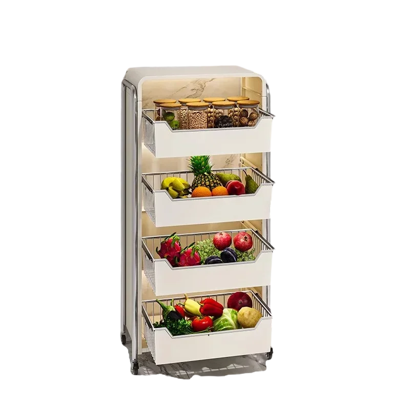 Kitchen Islands Organizer Furniture Kitchens Accessories Organize Storages Folding Trolleys Cart Wheels Estanterias Shelf
