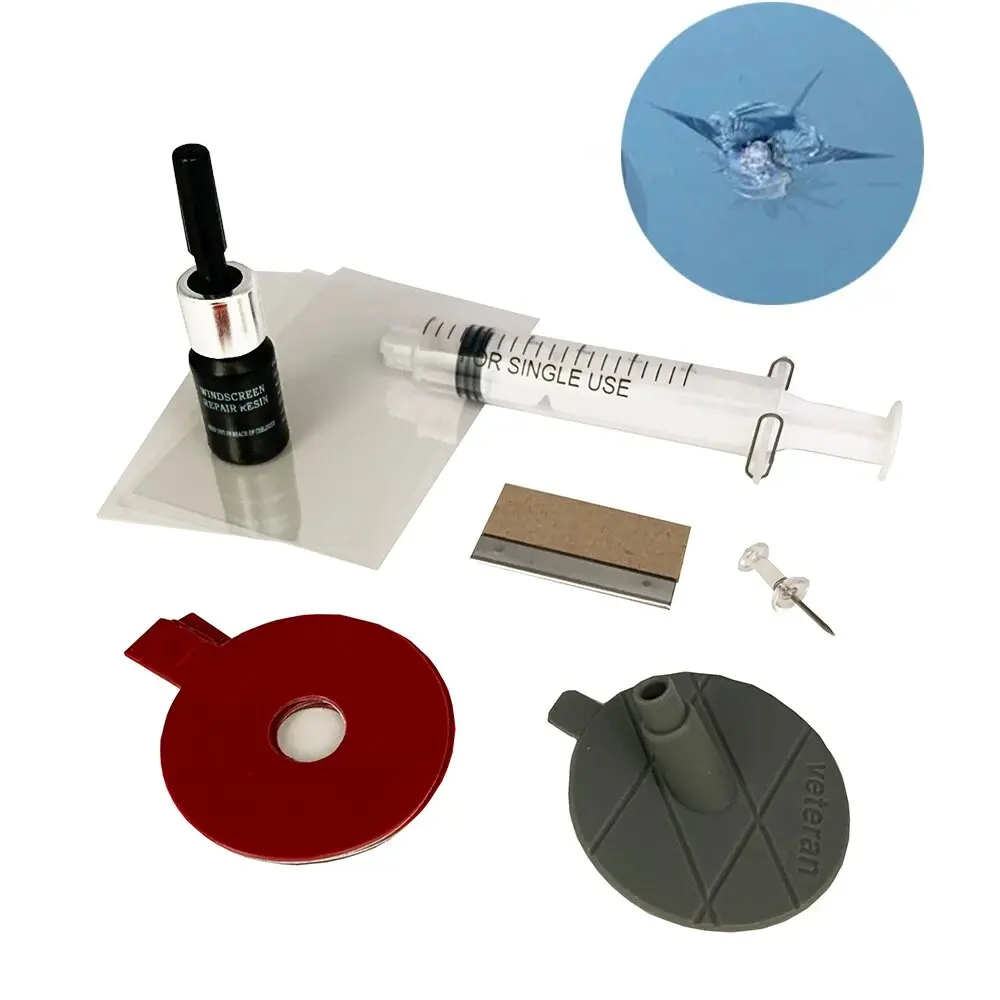 Windshield Repair Kit Automotive Glass Repair DIY Car Windshield Repair Kit Tools Auto Glass Windscreen Repair Set