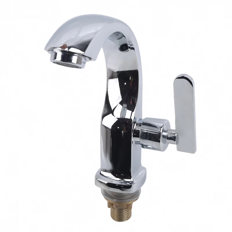 Description Picture 3 of itemHousehold Faucet Basin Single Hole Ceramic Disc Valve Core Faucets Zinc Alloy Washbasin Bathroom Sink Accessories Supplies
