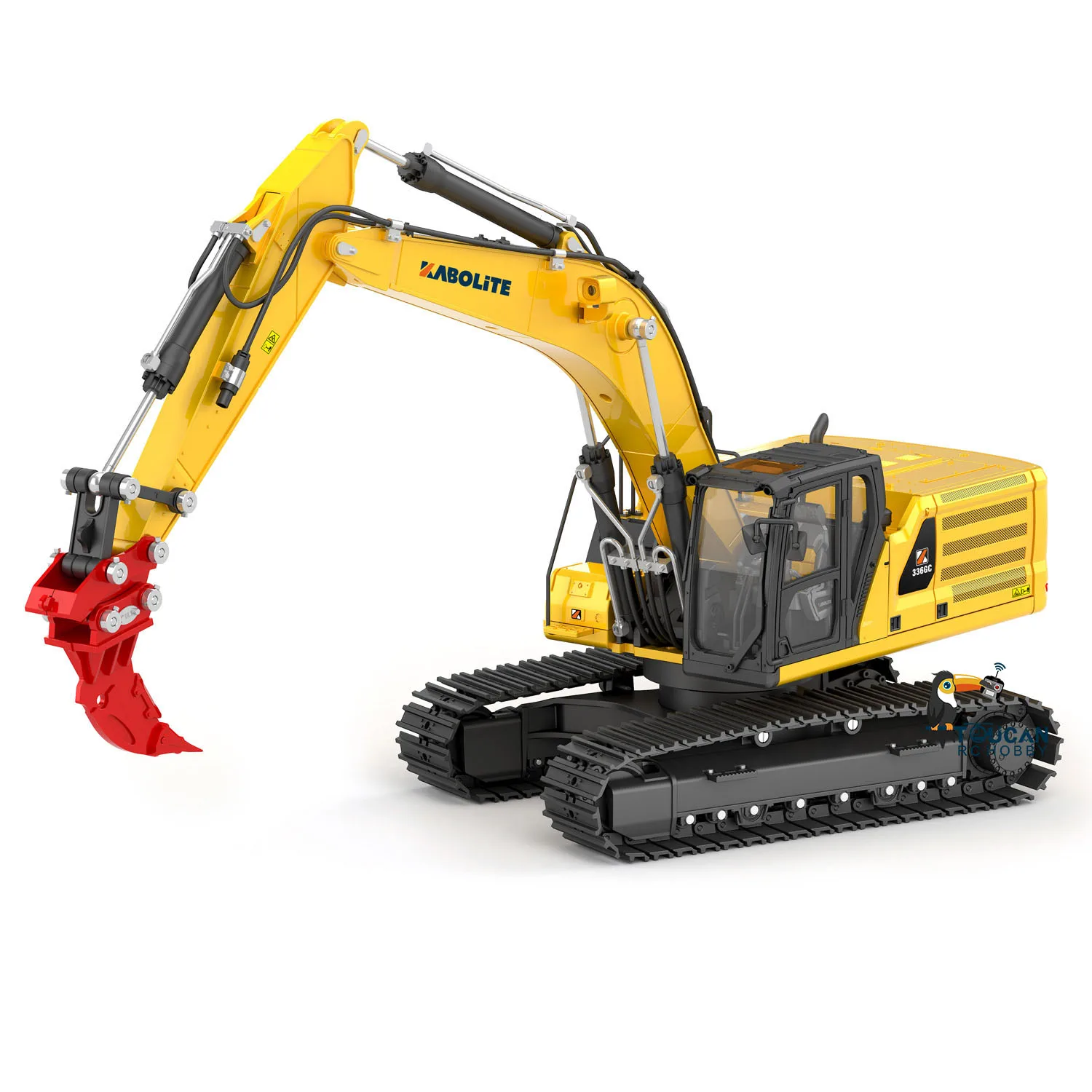 Kabolite K336GC RC Hydraulic Excavator RTR Upgraded K961 100S 1/18 Construction Digger Light Model Toy TH22749 5