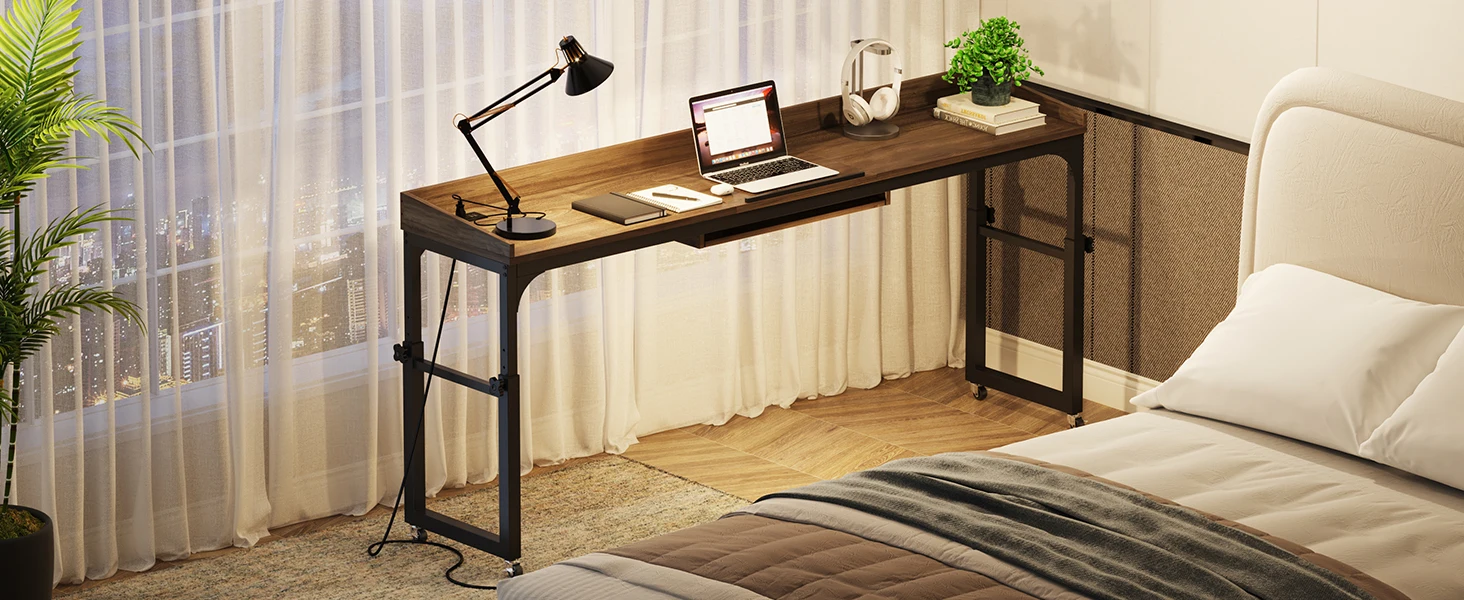 Overbed Table with Wheels