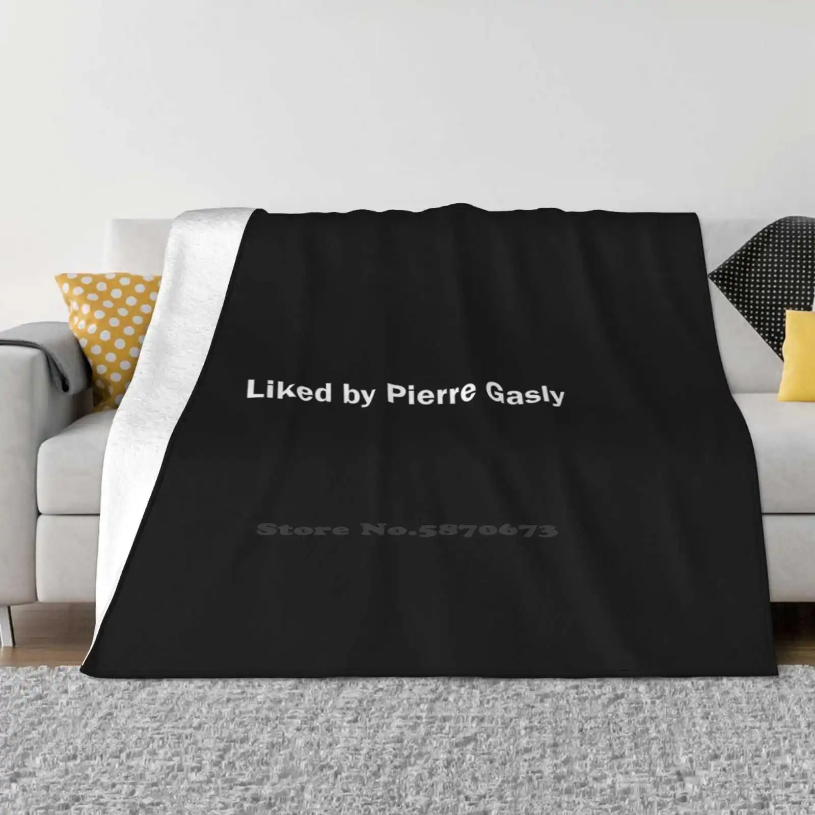 

Liked By Pierre Gasly Hot Sale Printing High Qiality Warm Flannel Blanket Liked By Pierre Gasly Quote Liked By Pierre Gasly