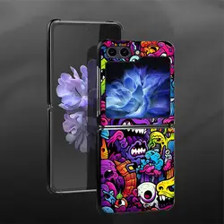 Trendy Monster Graffiti Phone Case Cover - Galaxy Z Flip 5G (Mix01)