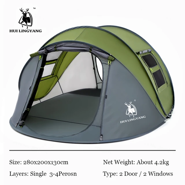 HUI LINGYANG throw tent outdoor automatic tents throwing pop up