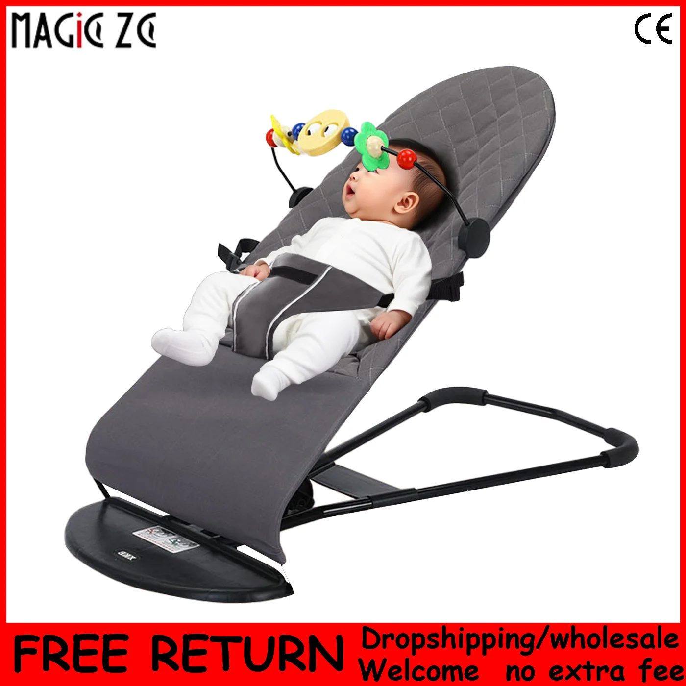 Balançoire bébé chaise de repos bébé activités chaises pour bébé pliant portable berceau mère-enfants hamac pour bébé chaise de sucette