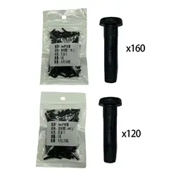 Badminton Racket Racquet Grommets Eyelets Black Nylon Stringing Machines Tools String Protector for Equipment Replacement Repair
