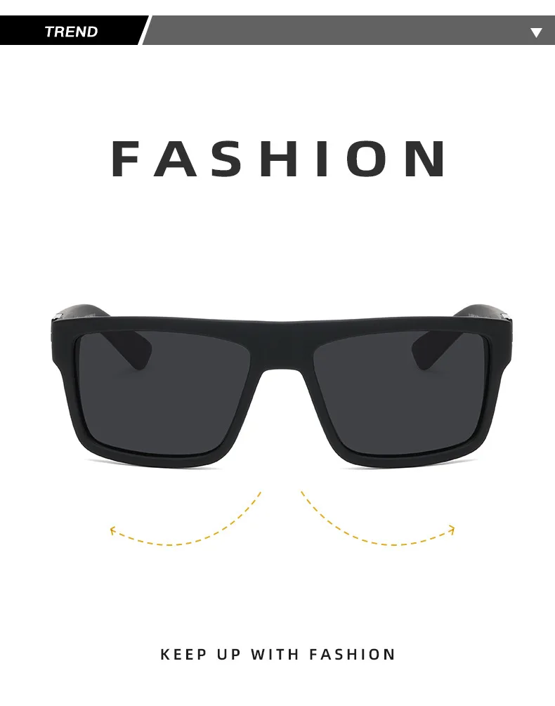 New fox knight brand square sunglasses women men 2023 high quality aesthetic outdoor riding fishing glasses square_voghion.com