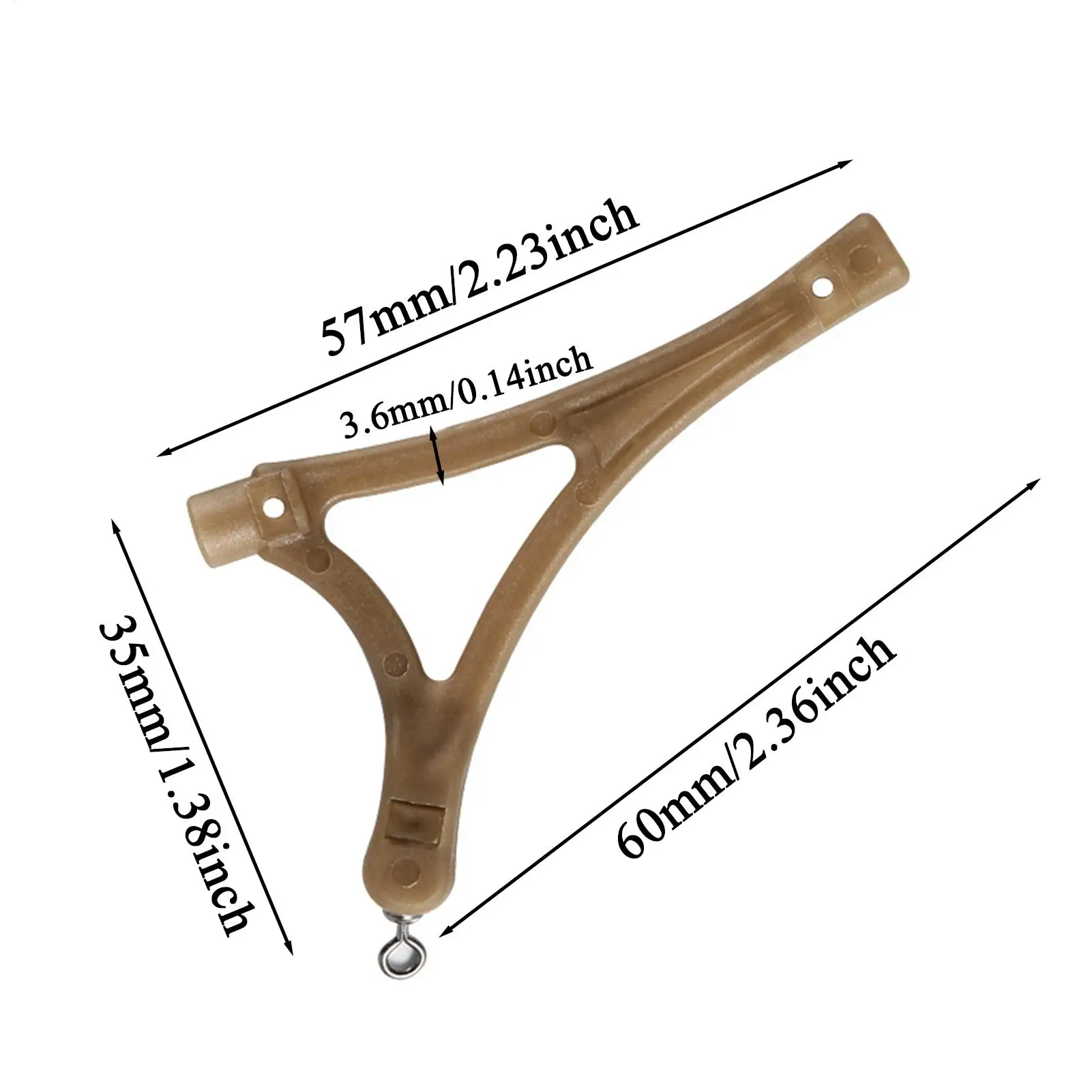 3PCS T Shaped Anti Knot Fishing Connector Fishing Tackle For Method Feeder Cage Carp Rigs Side Bends Swivel Fish Accessories