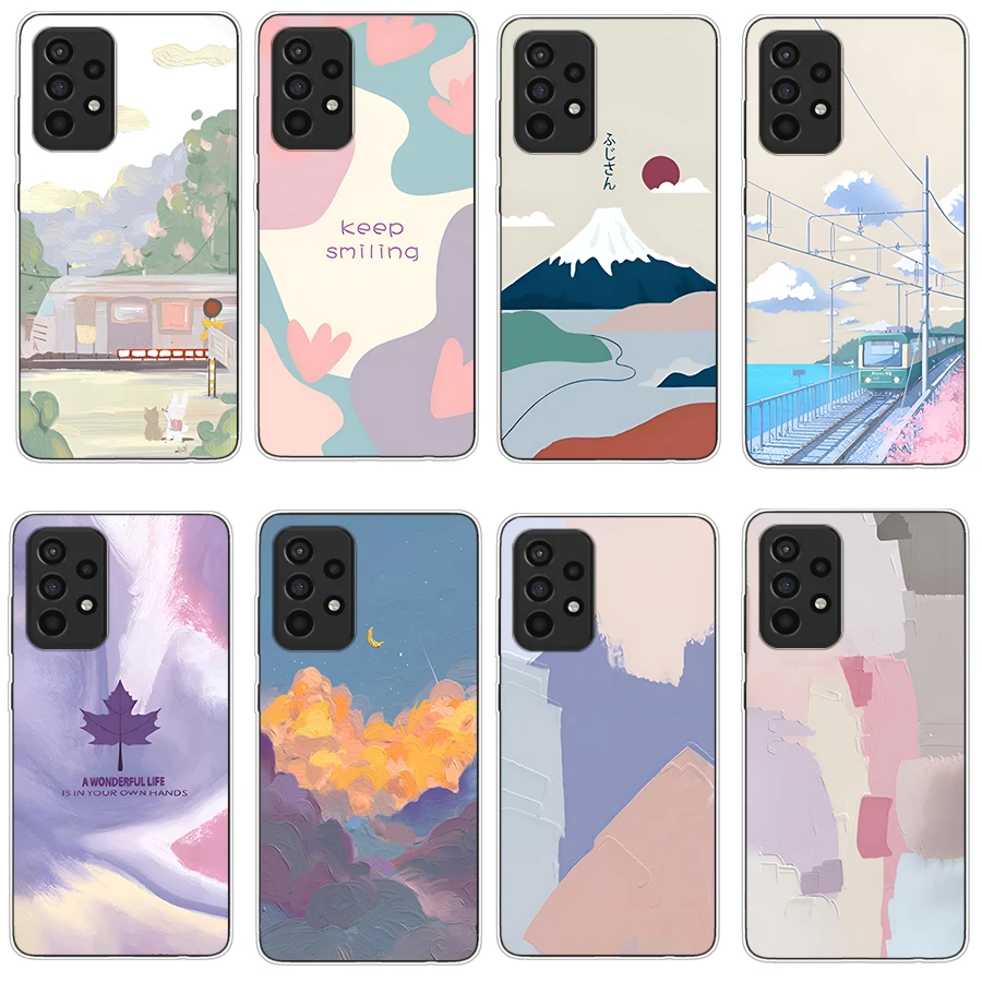 Custodia In Silicone Per Samsung Galaxy A52S S3 S4 Mini Custodie Coque Paraurti Cover Posteriore Full Protective Soft Tpu