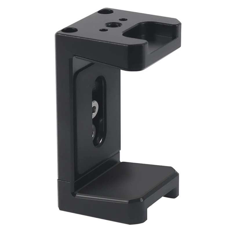 Power Bank Holder for 53-83mm Mobile Phone Power Bank Clamp Clip SSD Bracket /with Cold Shoe for DJI Mic 1/2 For DSLR Camera