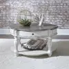 Round Cocktail Table, W38 x D38 x H20, White 2