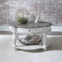 Round Cocktail Table, W38 x D38 x H20, White 2