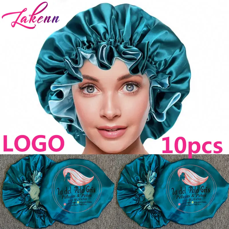 essential-satin-bonnet-silk-bonnet-hair-bonnets-for-sleeping-10pcs-logo-customize-elastic-silk-sleep-cap-soft-comfy-bonnets