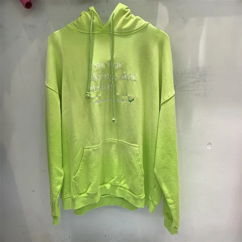 

Толстовка VTM Мужская/женская с капюшоном, зеленый пуловер с вышивкой и надписью, в стиле оверсайз, лучшее качество, 1:1