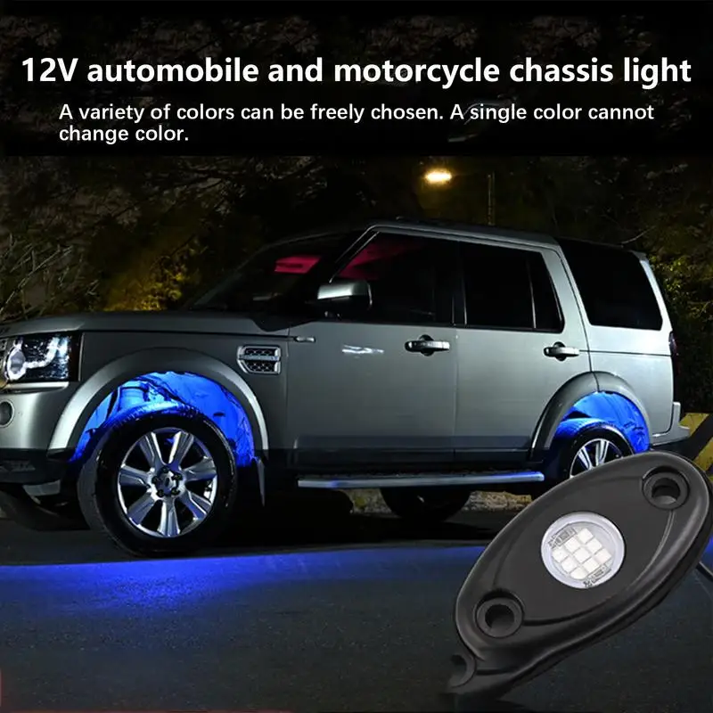 

car Chassis Lights Underbody Trail Light Car Atmosphere Lamp Waterproof LED Rock Lights High Brightness lamp car accessory