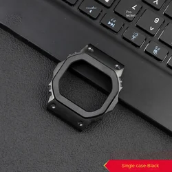 Enhanced Metal Case and Strap DIY Set for Casio G - SHOCK Watches (Black watch case)