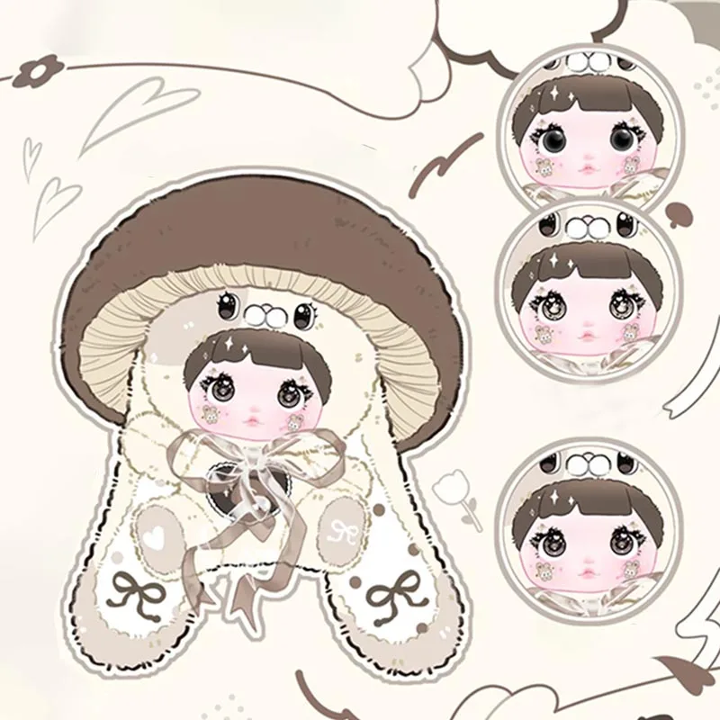 Nommi 400%マッシュルームハットシリーズ Jade 黒 Nommi 400% Mushroom Hat Series Blind Box Cute 400% Nommi V2