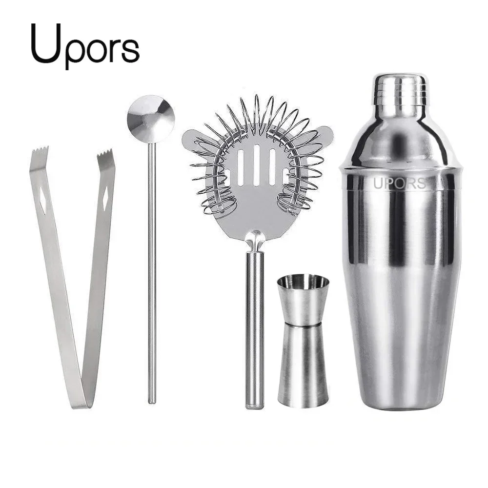 Upors 550Ml/750Ml Cocktail Shaker Mixer In Acciaio Inox Vino Martini Boston Shaker Per Barman Drink Party Bar Tools