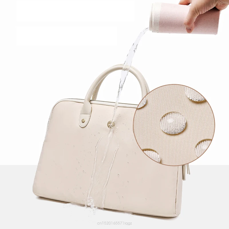 Laptop Crossbody Bolsa para Mulheres Notebook Briefcase Travel Shoulder Bags Office Ladies Business Handbags 13.3 in 14.1 in Moda - Imagem 2