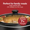 Hamilton Beach Stay or Go Portable Slow Cooker with Lid Lock, Dishwasher-Safe Crock, 6-Quart, Black 33261 3