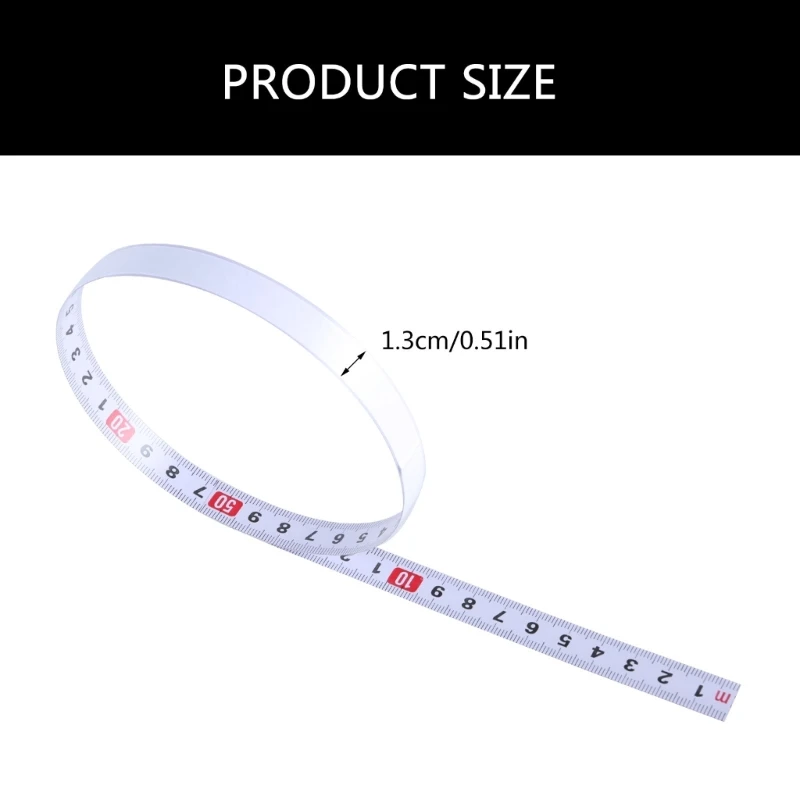 Self-Adhesive Tape Measure Workbench Ruler Measuring Tape Left to Right 0.5M-6M Metric Measuring Tool tape measure,measuring tape,measuring ruler