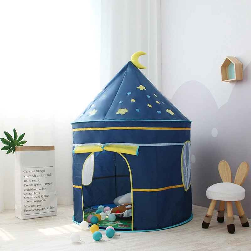 Kids Play Tent Princess Castle Playhouse With Carry Bag Portable 3