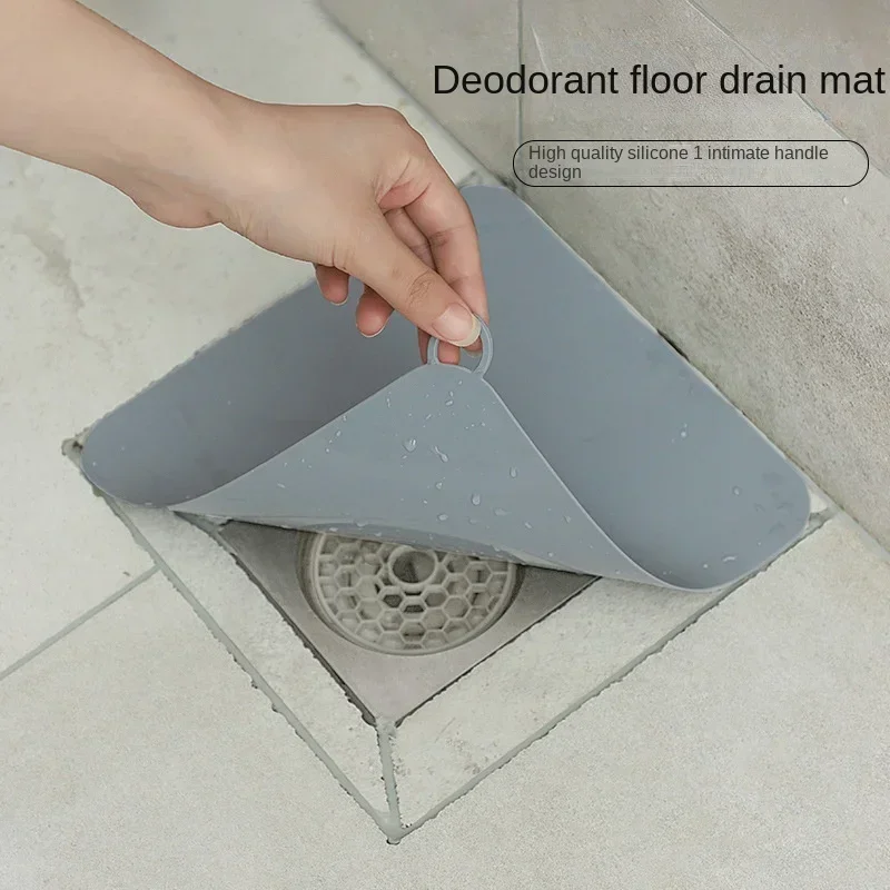 Silicone floor drain anti-smell cover sewer sink smell removal sealing drain cover kitchen bathroom home insect-proof seal floor drain deodorant silicone drain stopper drain stopper floor drain floor drain filter