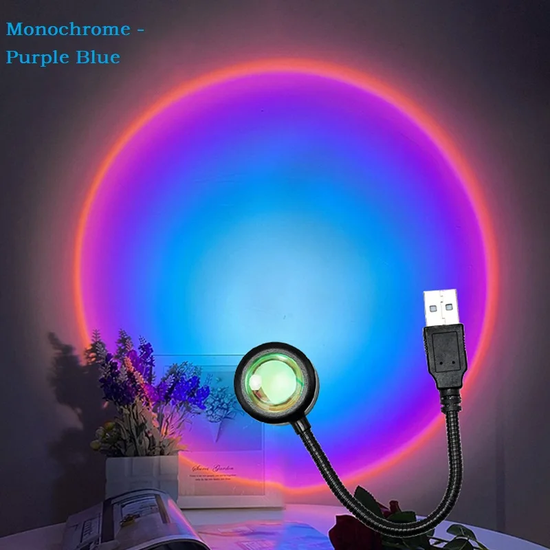 Kerokuru USB Sunset Light Lamp Self Photography Light LED Rainbow thumbnail 5