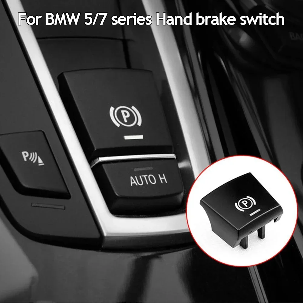 Luxury Car Handbrake Parking Brake Button Switch Cover in Sleek Design