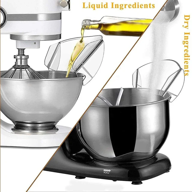 12-Inch Mixer Splatter Guard Egg Bowl Whisks Screen Cover Baking Splash Guard  Bowl Lids Kitchen Cooking Tools - AliExpress