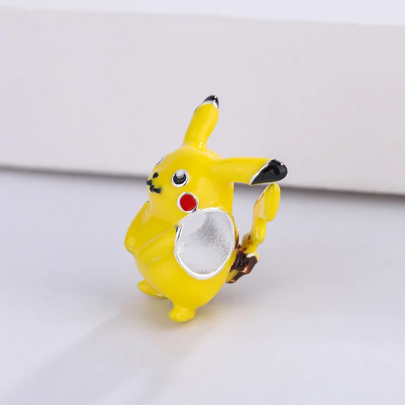 MINISO Pikachu Pica Pica Pendant 925 Silver Charm Fit Original Brand Bracelet Bangle Diy Dangle Women Girl Jewelry Brithday Gift 4