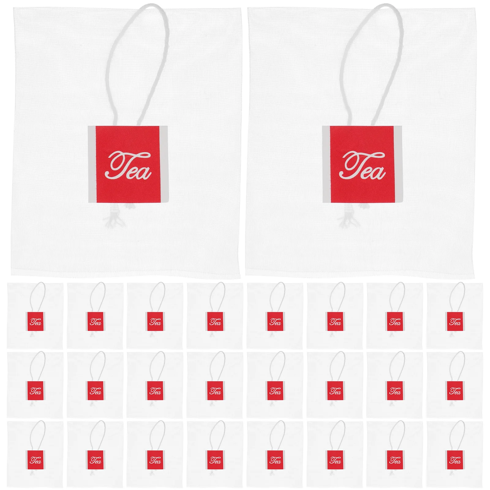 

100pcs Tea Bag Filter Nylon Tea Bag Single Transparent Tea Bag Loose Leaf Tea Strainer