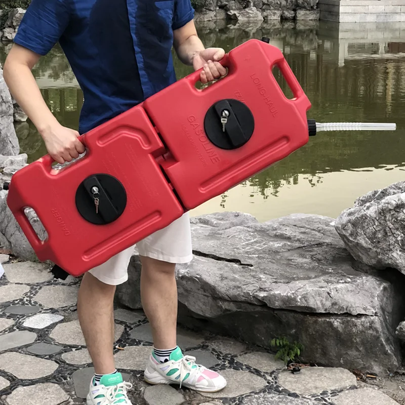 Petrol Can Motorcycle Fuel Container 15L 30L Liter Spare Fuel Tank Oil Gasoline Petrol Can Motorcycle ATV Gas Jerrycan Container Off-road SUV ATV