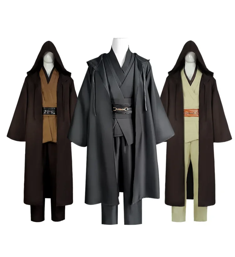 

Anime Cosplay Anakin Obi-wan Skywalker Jedi Costume Adult Men Anakin Skywalker Costume Full Set Halloween Costume