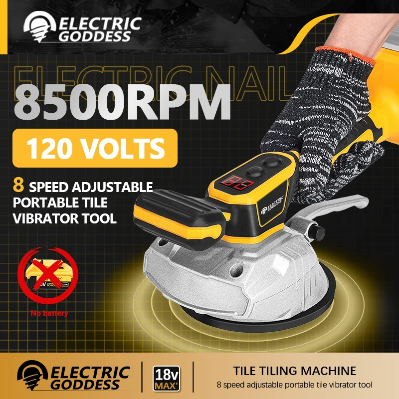 電気床タイル,デウォルト用振動工具,8レベルの放電,20V 電気床タイル,デウォルト用振動工具,8レベルの放電,20V