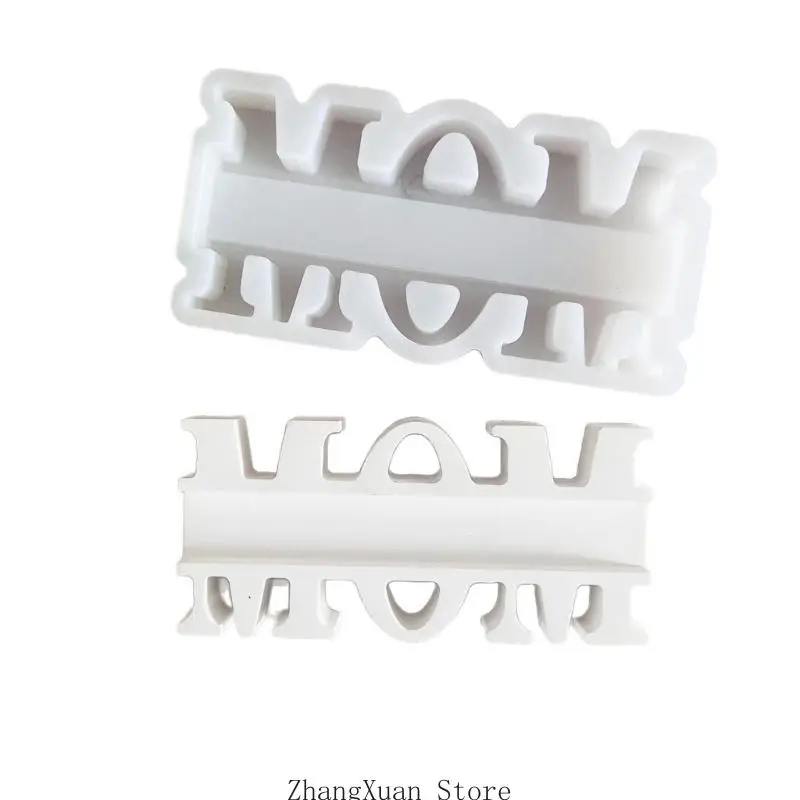 3xuf Silicon Mom Letter Form nicht perfekt für Muttertagsgeschenk und Heimdekorationskunst