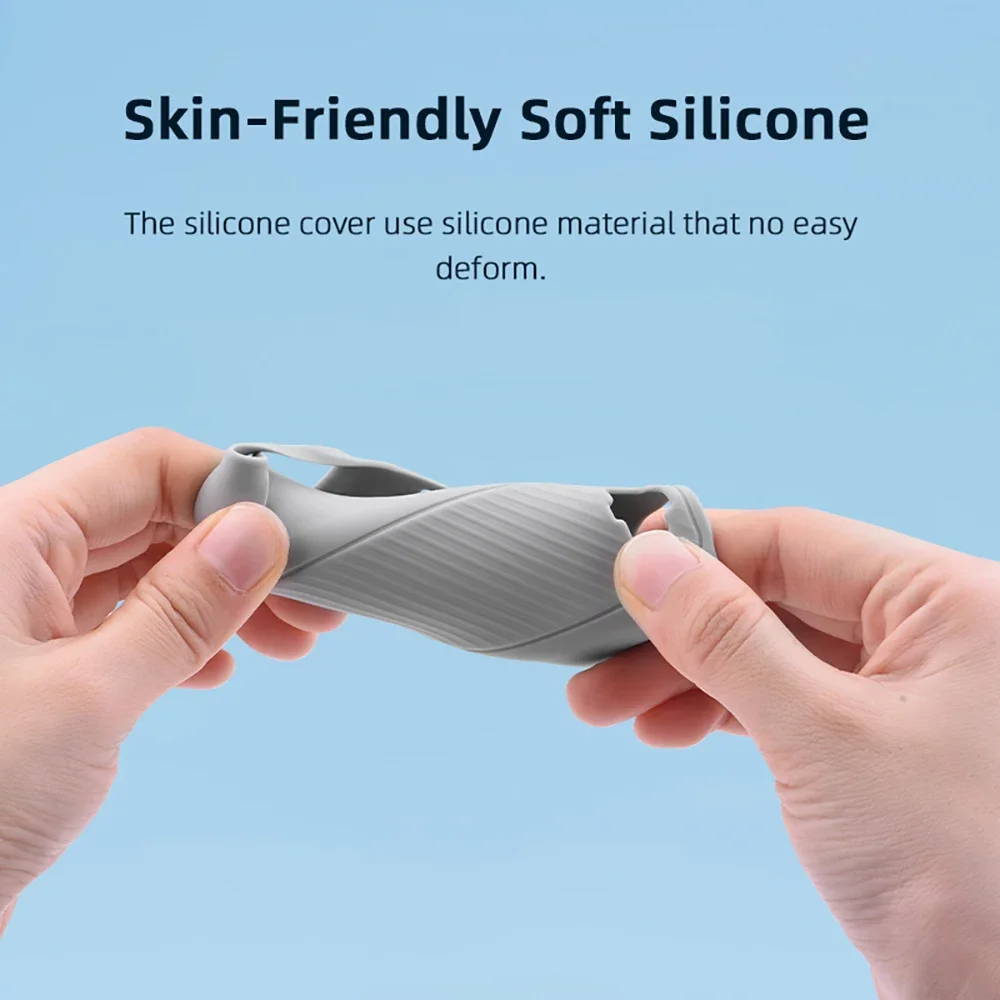 Handheld Gimbal Accessories Silicone Case for DJI Osmo Pocket 3 Gimbal Camera Quick Release Anti-Scratch Handle Soft Protective Case Anti-bump Cover